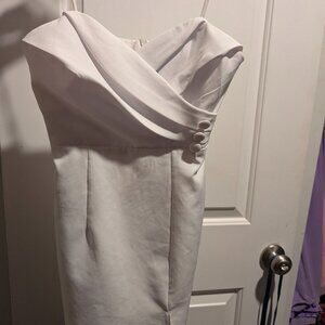 J&D sexy white cocktail dress small